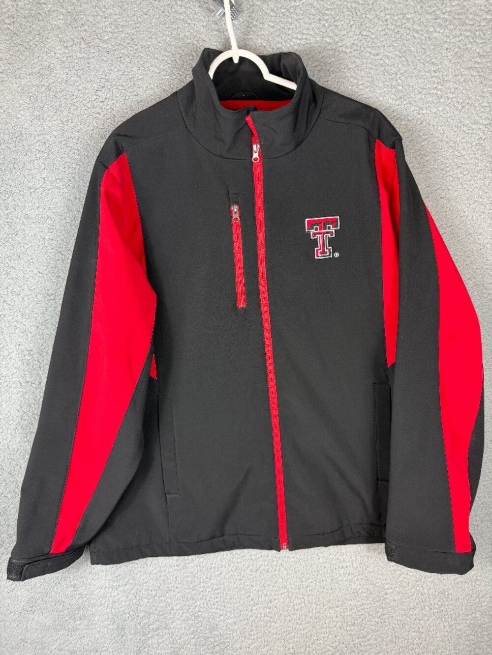 Texas Tech Red Raiders Jacket Mens XL Soft Shell Full Zip NCAA Big 12